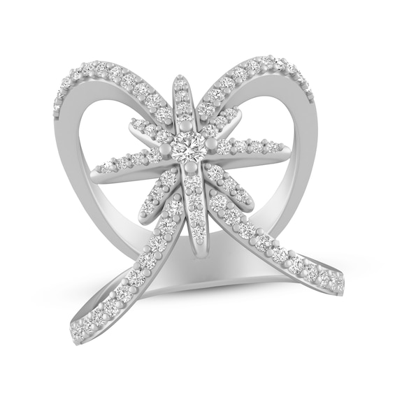 Previously Owned True North Diamond Star Ring 1/2 ct tw Sterling Silver