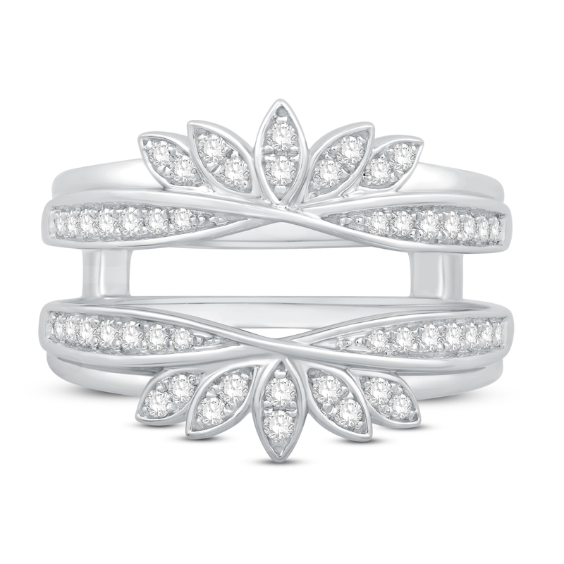 Main Image 3 of Previously Owned Diamond Enhancer Band 3/8 ct tw Round-cut 14K White Gold