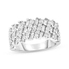 Thumbnail Image 1 of Previously Owned Diamond Anniversary Band 1 ct tw Round & Baguette-cut 14K White Gold