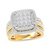Thumbnail Image 1 of Previously Owned Diamond Engagement Ring 2 ct tw Princess & Round-cut 14K Yellow Gold