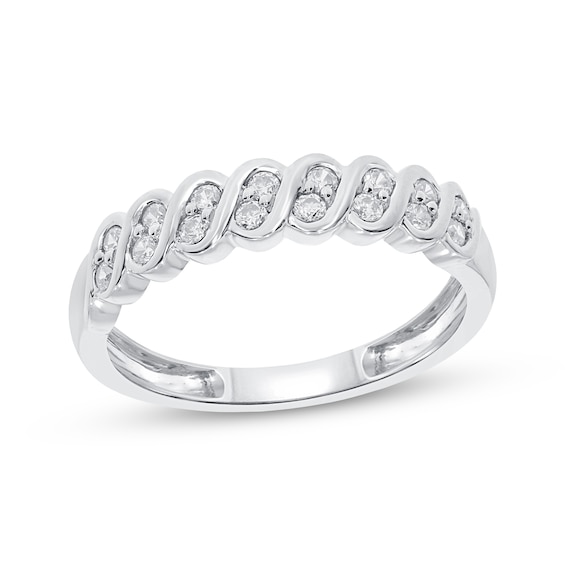 Previously Owned Diamond Anniversary Ring 1/4 ct tw 10K White Gold