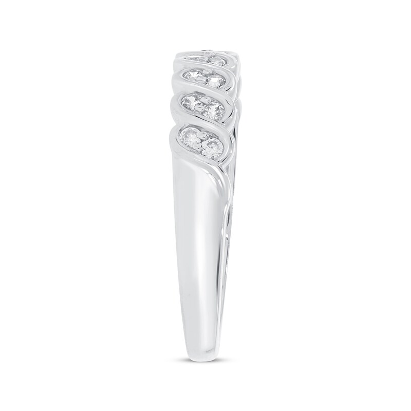 Main Image 3 of Previously Owned Diamond Anniversary Ring 1/4 ct tw 10K White Gold