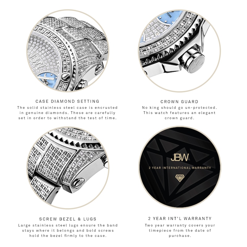 Main Image 4 of Previously Owned Men's JBW Jet Setter Watch JB-6213-C