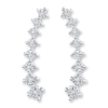 Thumbnail Image 2 of Previously Owned Diamond Earring Climbers 1/5 ct tw Sterling Silver