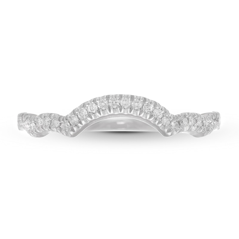 Main Image 2 of Previously Owned Neil Lane Diamond Wedding Band 1/8 ct tw Round-cut 14K White Gold