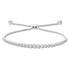 Thumbnail Image 1 of Previously Owned Diamond Bolo Bracelet 1/2 ct tw Round-cut 10K White Gold 9.5&quot;