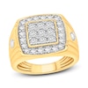 Thumbnail Image 1 of Previously Owned Men's Diamond Ring 1-1/2 ct tw Round-cut 10K Two-Tone Gold