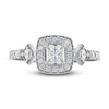 Thumbnail Image 3 of Previously Owned Adrianna Papell Diamond Engagement Ring 7/8 ct tw Princess & Round 14K White Gold