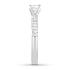 Thumbnail Image 3 of Previously Owned Diamond Engagement Ring 7/8 ct tw Round-cut 14K White Gold