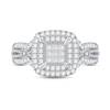 Thumbnail Image 3 of Previously Owned Diamond Engagement Ring 5/8 ct tw Princess & Round-cut 10K White Gold