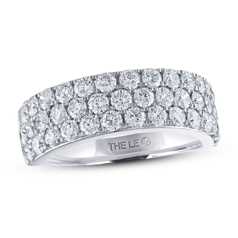 Previously Owned THE LEO Diamond Anniversary Ring 2 ct tw Round-cut 14K White Gold