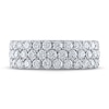 Thumbnail Image 3 of Previously Owned THE LEO Diamond Anniversary Ring 2 ct tw Round-cut 14K White Gold