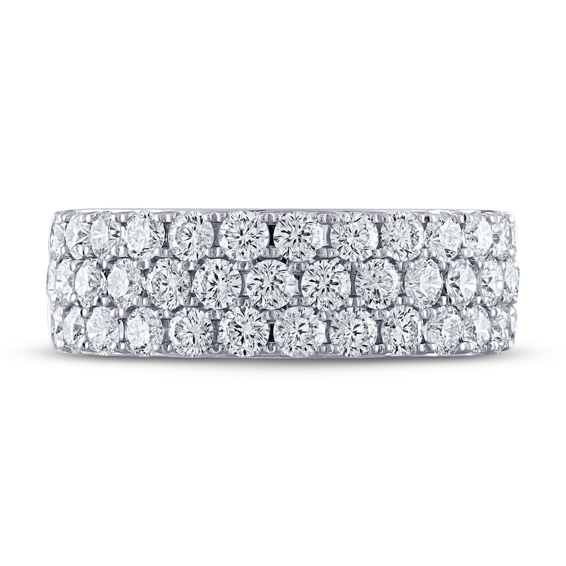 Previously Owned THE LEO Diamond Anniversary Ring 2 ct tw Round-cut 14K White Gold