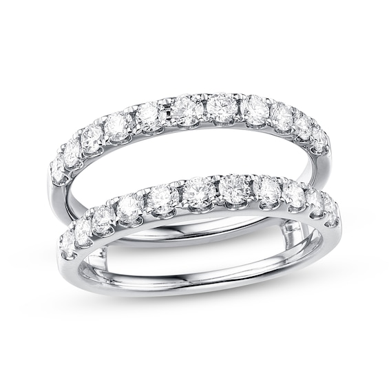 Previously Owned Diamond Enhancer Ring 1 ct tw Round-cut 14K White Gold
