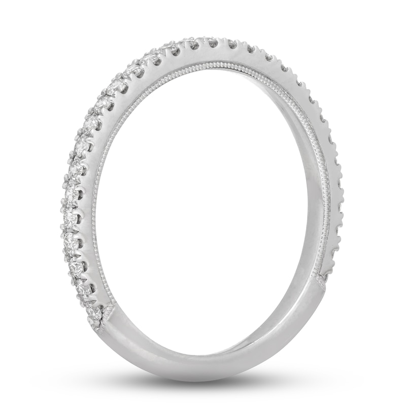 Main Image 3 of Previously Owned Neil Lane Diamond Wedding Band 1/3 ct tw Round-Cut 14K White Gold