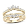 Thumbnail Image 1 of Previously Owned Diamond Enhancer Band 1/2 ct tw Round/Marquise/Baguette 14K Yellow Gold