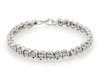 Thumbnail Image 1 of Previously Owned Round-Cut Diamond Bracelet 1/6 ct tw Sterling Silver 7.5"