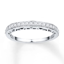 Previously Owned Anniversary Band 1/4 ct tw Diamonds 10K White Gold