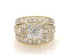 Thumbnail Image 1 of Previously Owned Multi-Diamond Halo Engagement Ring 3-1/3 ct tw 14K Yellow Gold Size 7