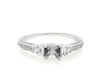 Thumbnail Image 0 of Previously Owned Engagement Ring Setting 1/2 ct tw 14K White Gold