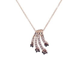 Previously Owned Le Vian Diamond Necklace 1/2 ct tw 14K Strawberry Gold 18"