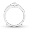 Thumbnail Image 2 of Previously Owned Diamond Enhancer Ring 5/8 ct tw Round-cut 14K White Gold