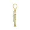 Thumbnail Image 3 of Previously Owned Men's Diamond Lightning Pendant 1/4 ct tw 10K Yellow Gold