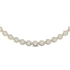 Thumbnail Image 1 of Previously Owned Men's Diamond Tennis Necklace 3 ct tw Round-cut 10K Yellow Gold 22"