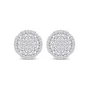 Thumbnail Image 2 of Previously Owned Diamond Stud Earrings 1 ct tw Round-Cut 10K White Gold