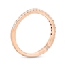 Thumbnail Image 2 of Previously Owned Monique Lhuillier Bliss Diamond Contour Wedding Band 1/4 ct tw Round-cut 18K Rose Gold