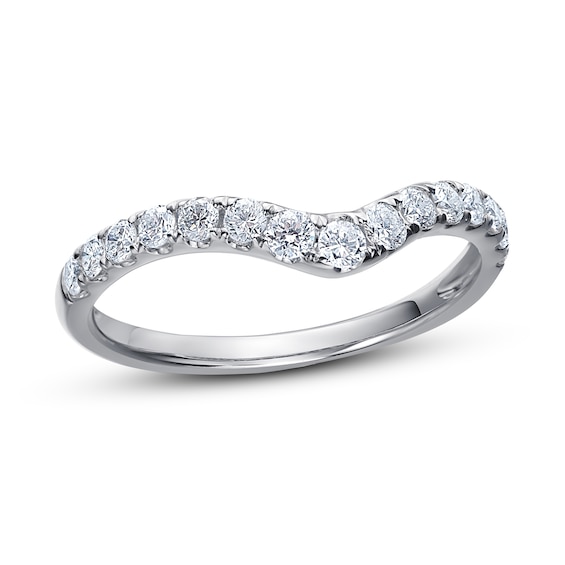 Previously Owned Diamond Wedding Band 1/2 ct tw Round-Cut 14K White Gold