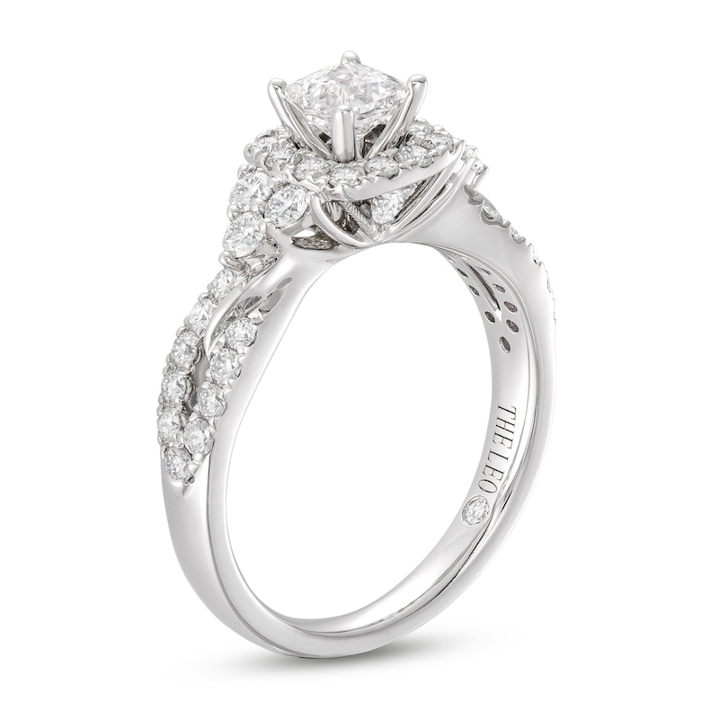 Main Image 2 of Previously Owned THE LEO Diamond Engagement Ring 1-1/8 ct tw Diamonds 14K White Gold