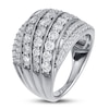 Thumbnail Image 2 of Previously Owned Diamond Anniversary Band 2 ct tw Round-cut 10K White Gold