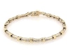 Thumbnail Image 1 of Previously Owned Diamond Crossover Link Bracelet 1-1/6 ct tw 10K Yellow Gold 8&quot;