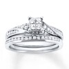 Thumbnail Image 1 of Previously Owned Diamond Bridal Set 1/2 carat tw 10K White Gold