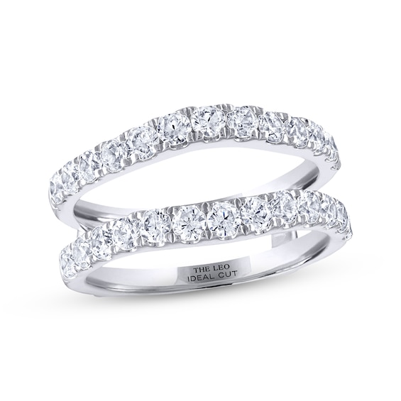 Previously Owned THE LEO Ideal Cut Diamond Enhancer Ring 1-1/4 ct tw 14K White Gold