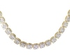 Thumbnail Image 1 of Previously Owned Men's Multi-Diamond Cushion Link Necklace 1 ct tw 10K Yellow Gold 22"