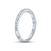 Thumbnail Image 3 of Previously Owned Monique Lhuillier Bliss Diamond Wedding Band 1/3 ct tw Round-cut 18K White Gold