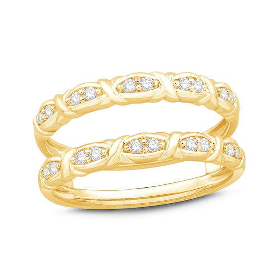 Previously Owned Diamond Enhancer Ring 1/5 ct tw Round-cut 14K Yellow Gold