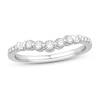 Thumbnail Image 1 of Previously Owned Diamond Contour Anniversary Ring 1/4 ct tw 14K White Gold