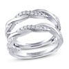 Thumbnail Image 1 of Previously Owned THE LEO Diamond Enhancer Ring 3/8 ct tw Round-cut 14K White Gold