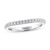 Thumbnail Image 1 of Previously Owned THE LEO Diamond Wedding Band 1/5 ct tw 14K White Gold