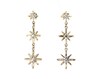 Thumbnail Image 1 of Previously Owned Diamond North Star Dangle Earrings 1/2 ct tw 10K Yellow Gold