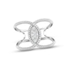 Thumbnail Image 1 of Previously Owned Multi-Diamond Marquise Ring 1/3 ct tw Round-cut 10K White Gold