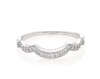 Thumbnail Image 1 of Previously Owned Neil Lane Diamond Scalloped Wedding Band 1/5 ct tw 14K White Gold Size 7
