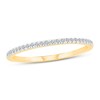 Thumbnail Image 1 of Previously Owned Round-cut Diamond Wedding Band 1/10 ct tw 10K Yellow Gold