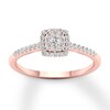 Thumbnail Image 1 of Previously Owned Diamond Engagement Ring 1/4 ct tw Round-cut 10K Rose Gold