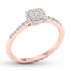 Thumbnail Image 4 of Previously Owned Diamond Engagement Ring 1/4 ct tw Round-cut 10K Rose Gold