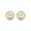 Thumbnail Image 2 of Previously Owned Men's Diamond Lion Stud Earrings 1/5 ct tw Round-cut 10K Yellow Gold
