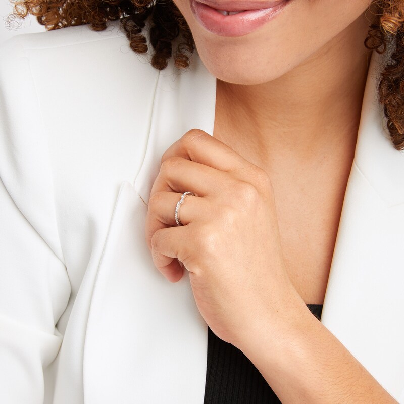 Main Image 4 of Previously Owned Neil Lane Diamond Wedding Band 1/5 ct tw 14K White Gold